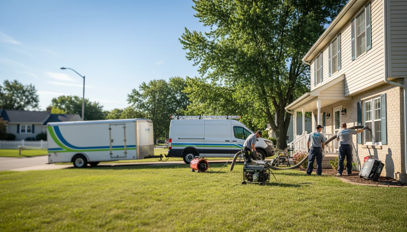 Flooded Basement Restoration And Cleanup With Repair in Grand Forks, ND near me